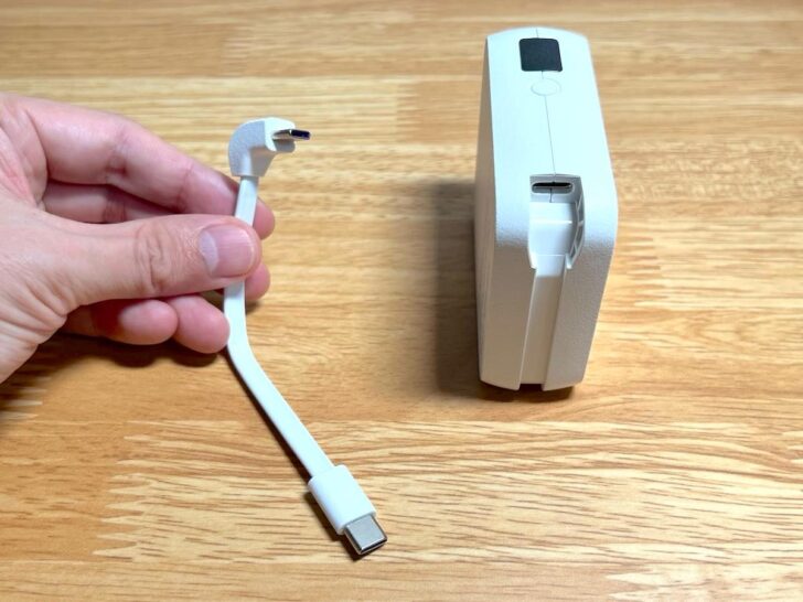 着脱式のUSB-Cケーブル