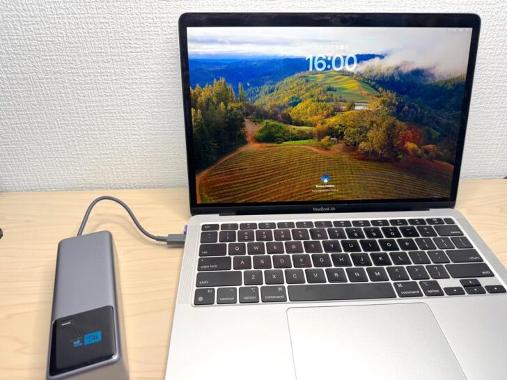 MacBook Airなら余裕で急速充電できるXiaomi 165W Power Bank 10000mAh