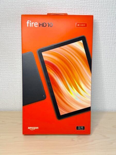 Fire HD 10タブレットのパッケージ