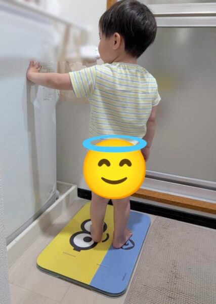 うちの3歳児も、スマートバスマットが来てからほぼ毎日体重が測れている