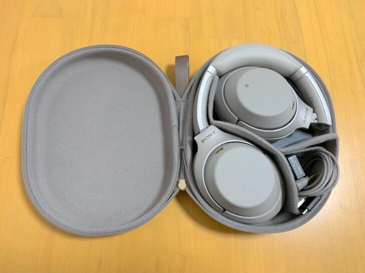 ケースに入ったソニーWH-1000XM3