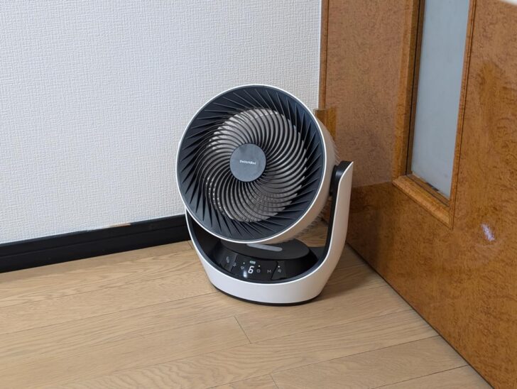 内蔵バッテリーで駆動するSwitchBotサーキュレーター