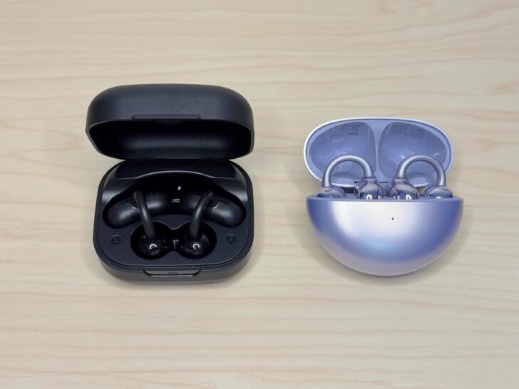 左:TRUEFREE Clip C10、右:HUAWEI FreeClip