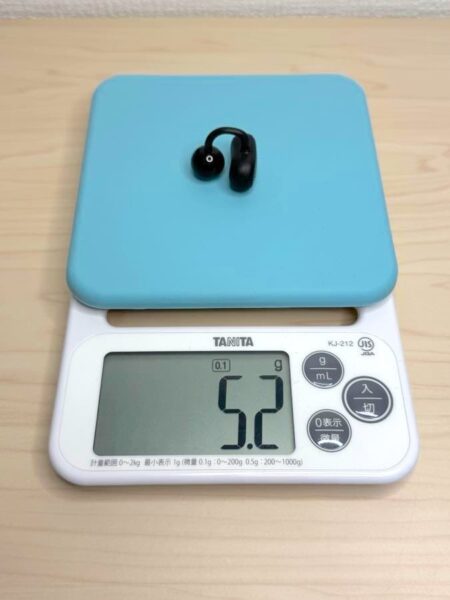 片耳たったの5.2g